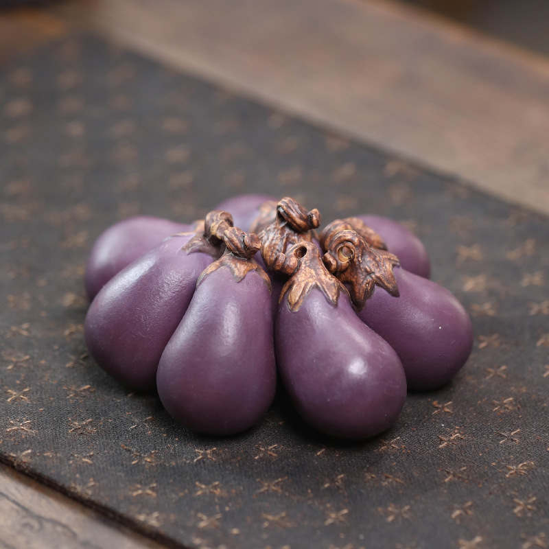 Purple Sand Eggplant Tea Pet H - Art And Craft Vegetable recensione e prezzo