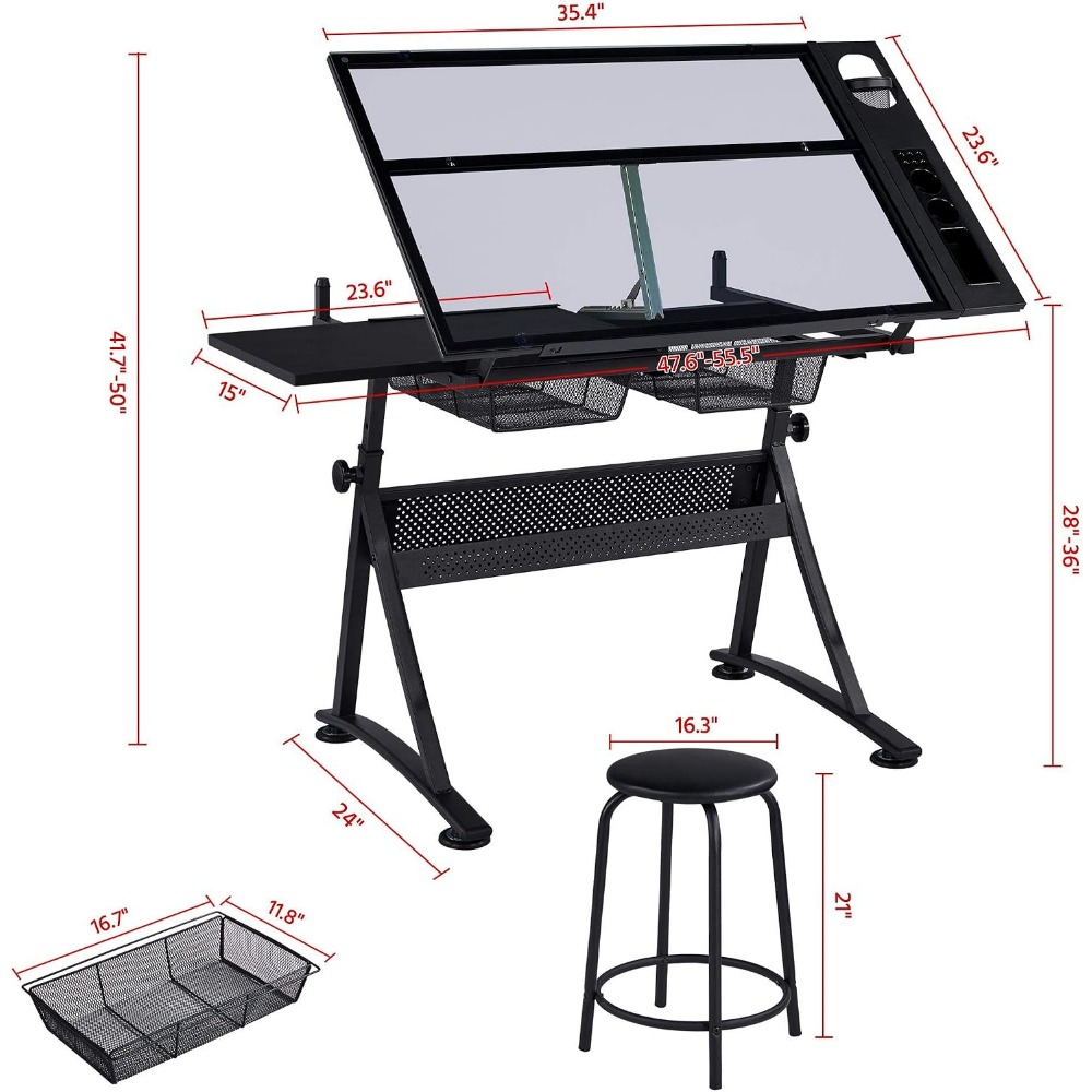 Height Adjustable Drafting Tab - Art Craft Wood recensione e prezzo