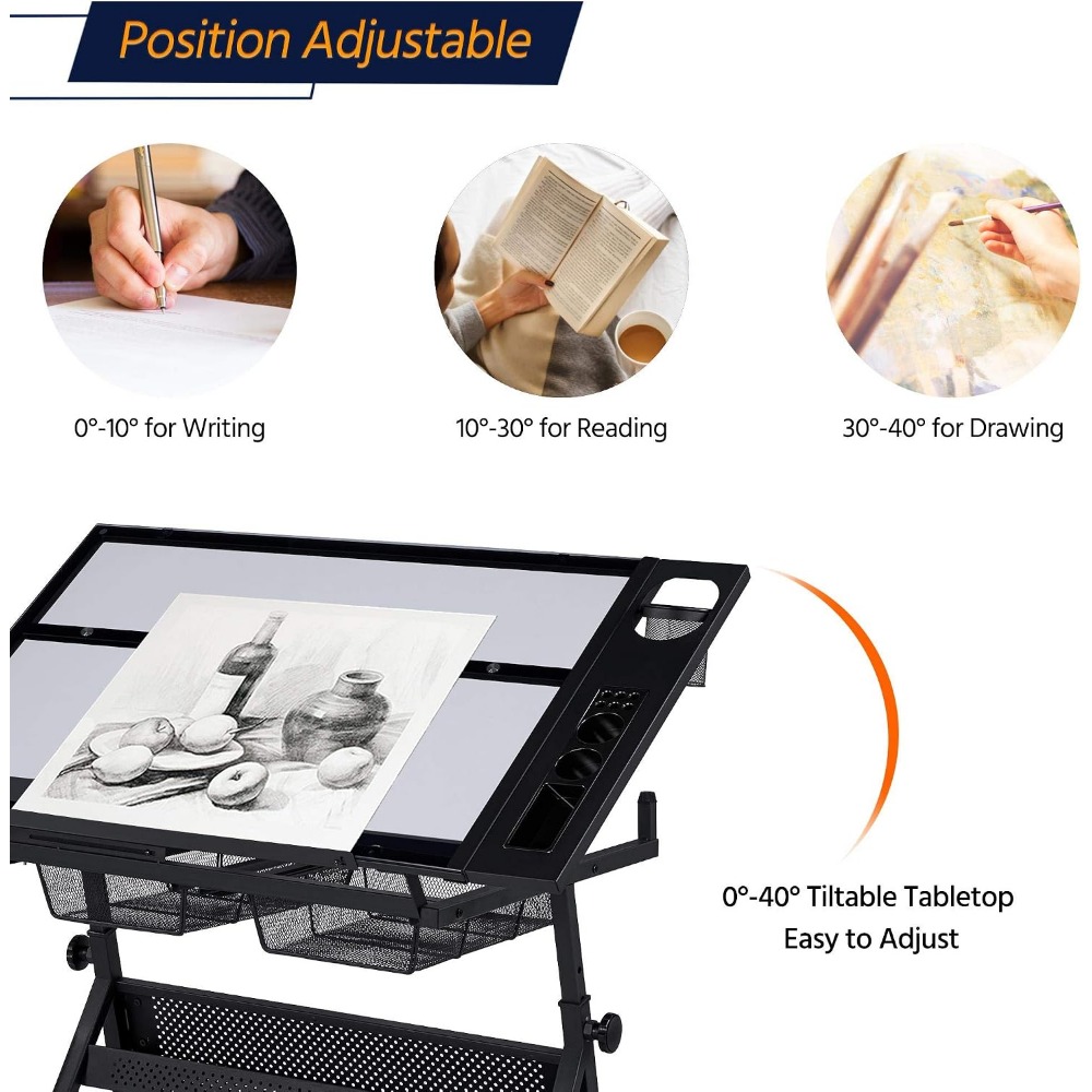 Height Adjustable Drafting Tab - Art Craft Wood recensione e prezzo