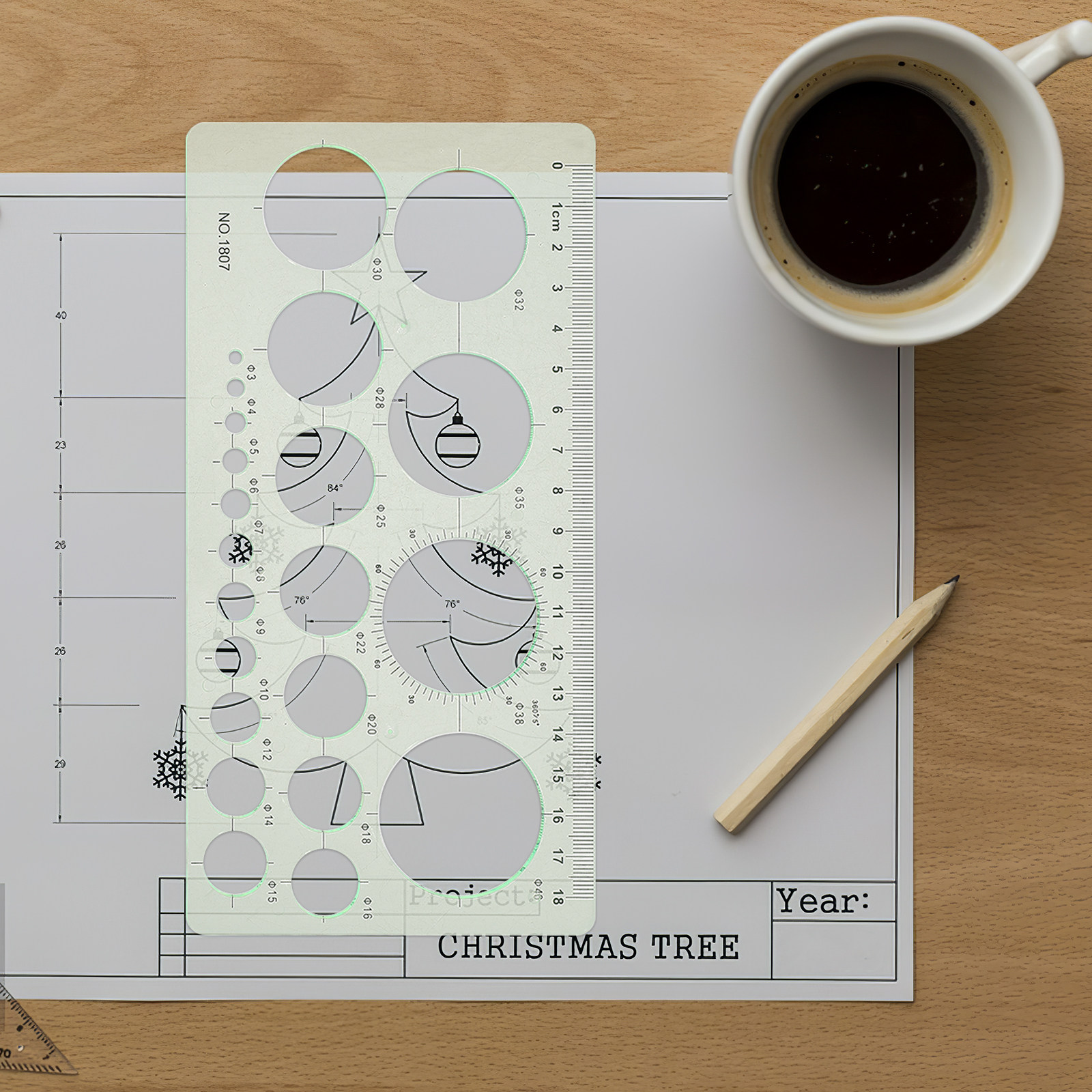9Pcs Geometric Drawing Templat - Art Craft Template recensione e prezzo