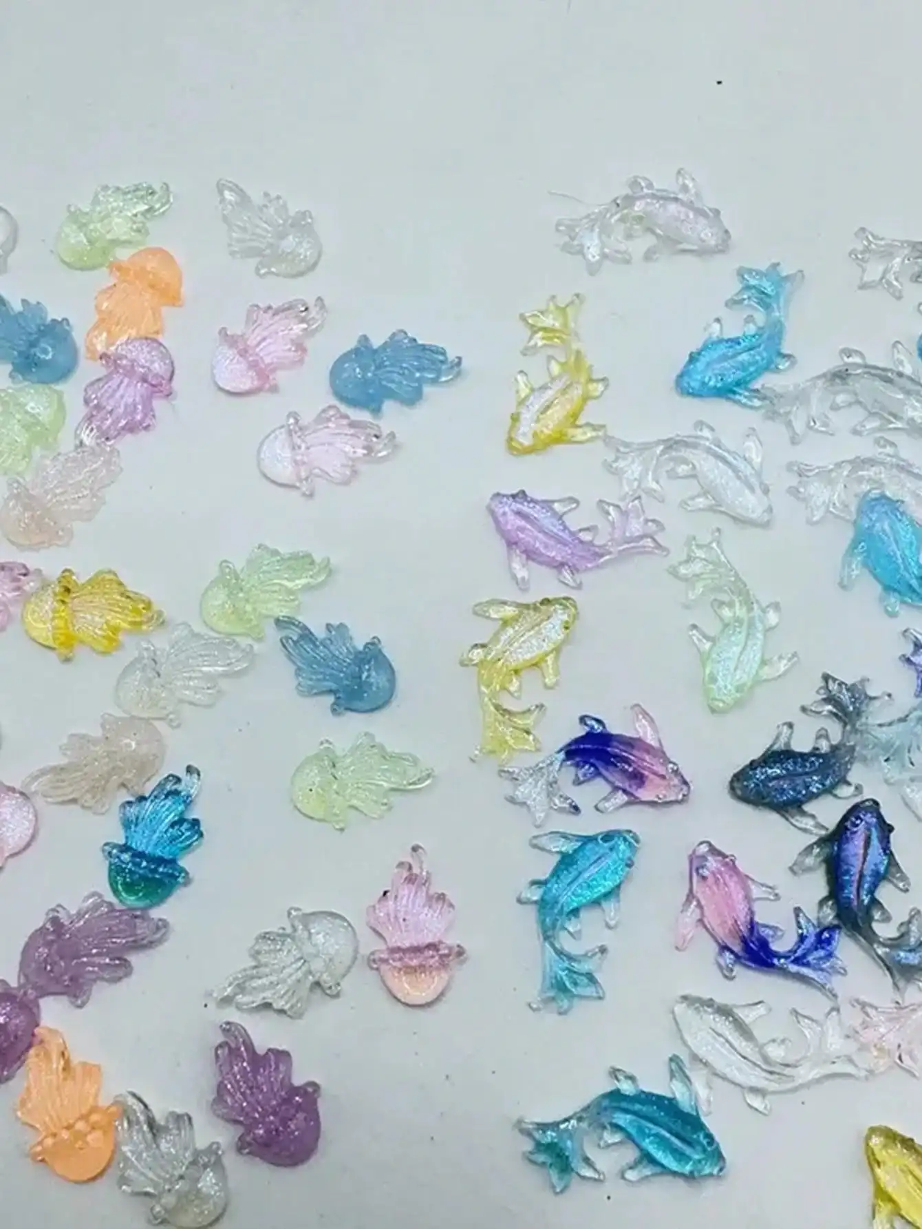 100Pcs Mini Ocean Animal Nail  - Art Craft Jellyfish recensione e prezzo