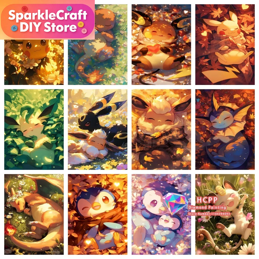 1pc frameless Cartoon Pokemon  - Art Craft Website recensione e prezzo