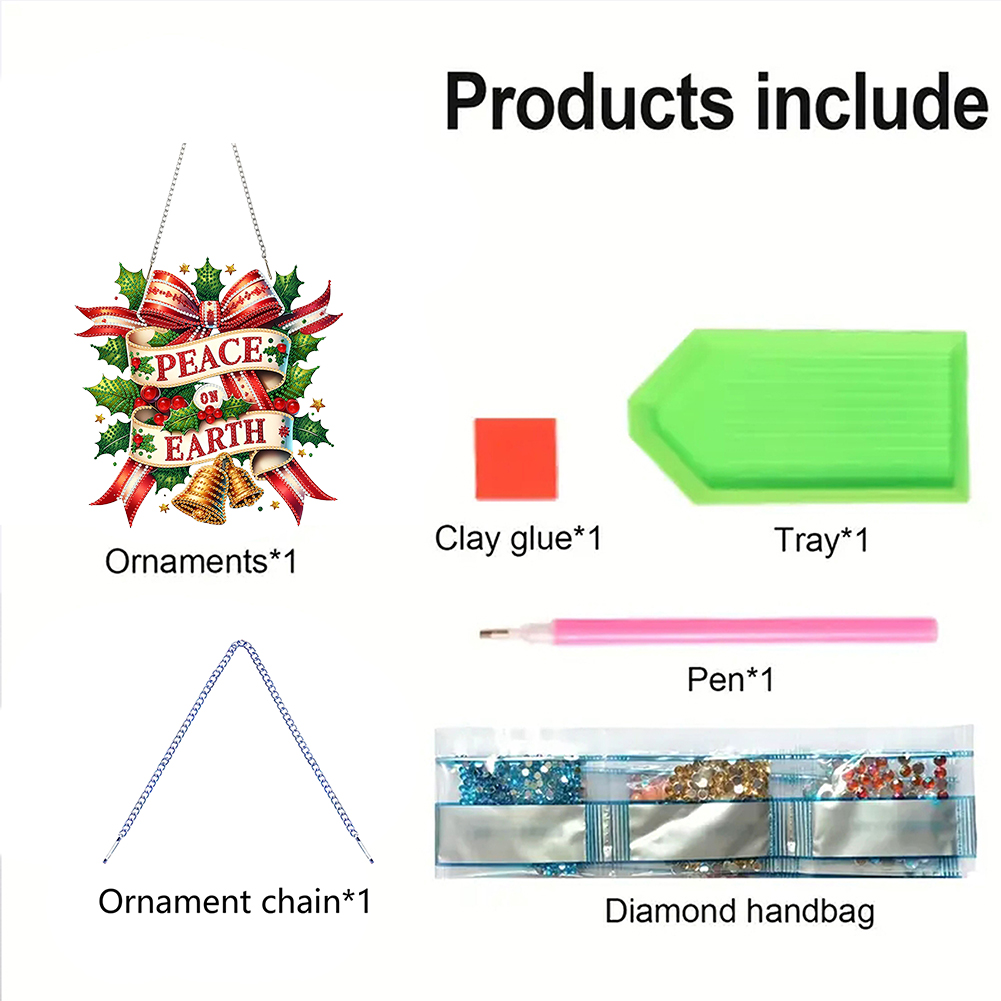 Christmas Ring Theme 2D Flat D - Art Craft Kits recensione e prezzo