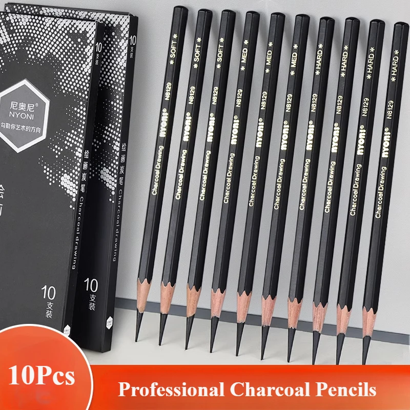 Professional Charcoal Pencils  - Sketching Charcoal Set recensione e prezzo