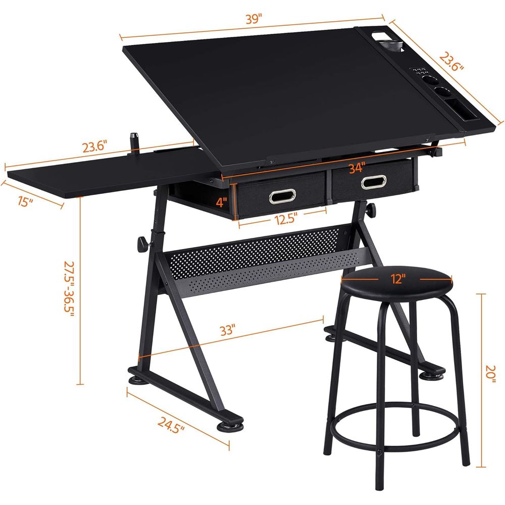 Drafting Table for Artists, He - Art & Craft Of Problem Solving recensione e prezzo
