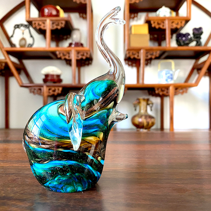 4 Colors Crystal Glass Elephan - Art Craft Elephant recensione e prezzo