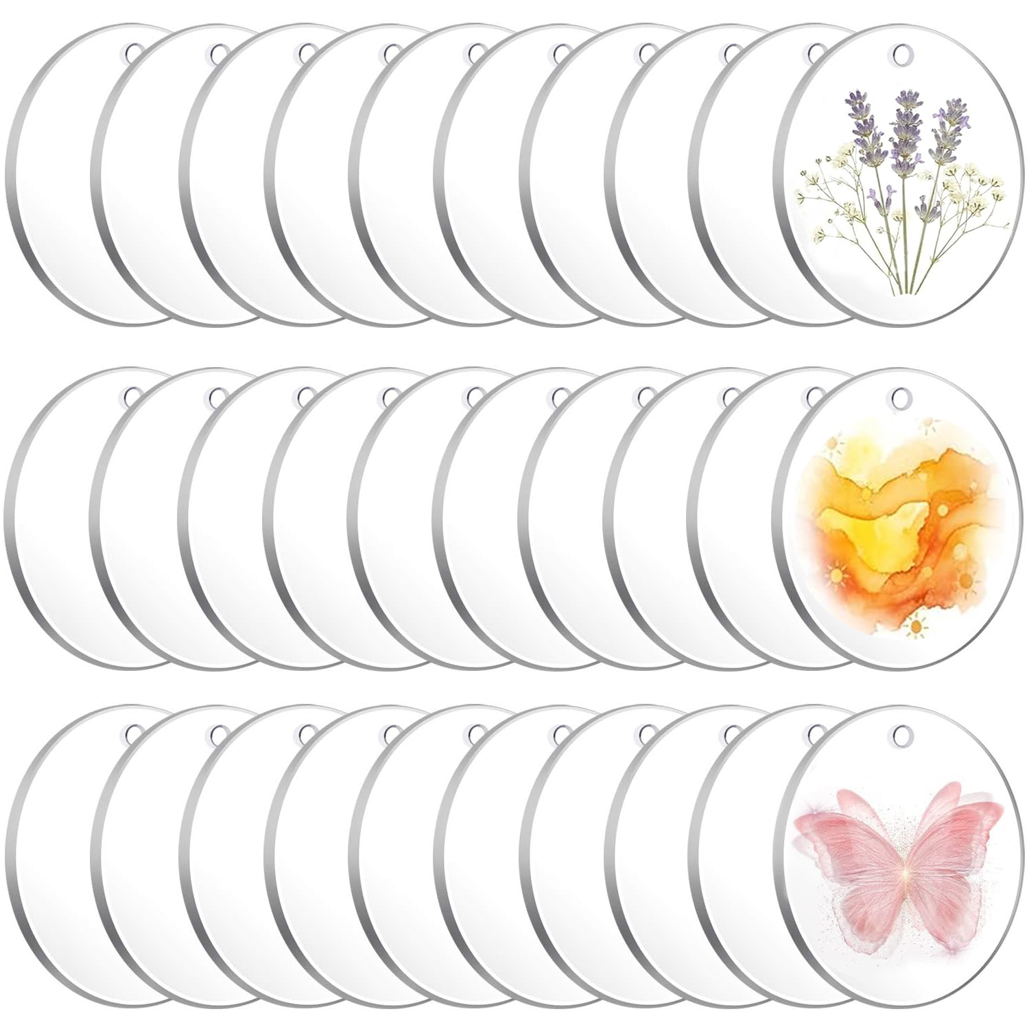 30 Pcs Clear Acrylic Circles 2 - Art Craft Activity recensione e prezzo