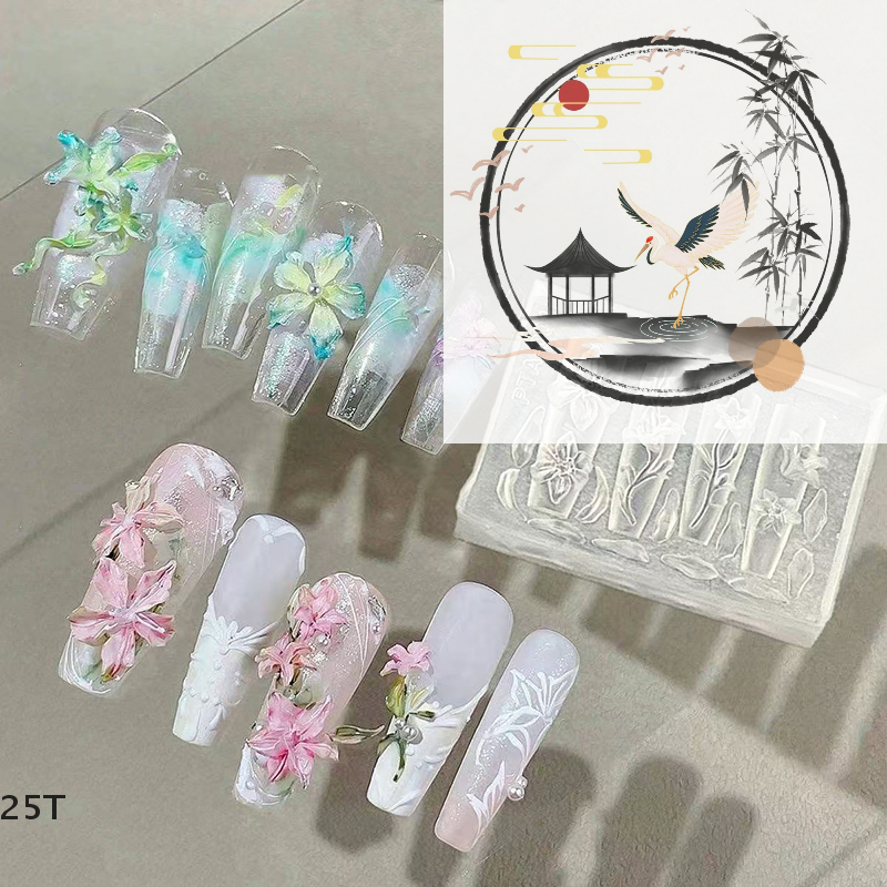 3D Mold Silicone Nail Art Deco - Art Craft Template recensione e prezzo