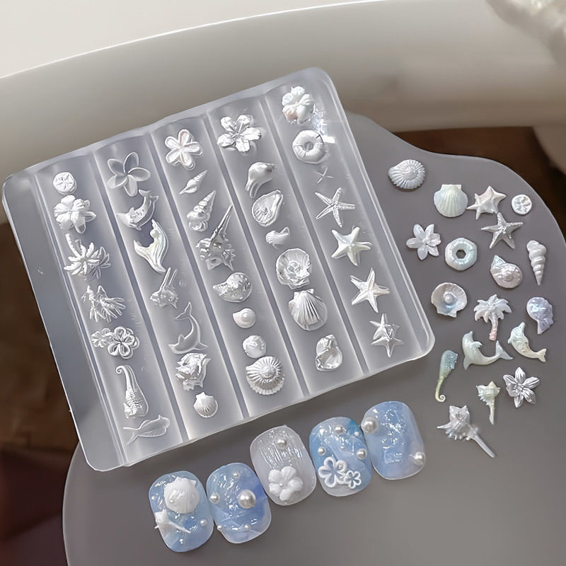 3D Mold Silicone Nail Art Deco - Art Craft Template recensione e prezzo