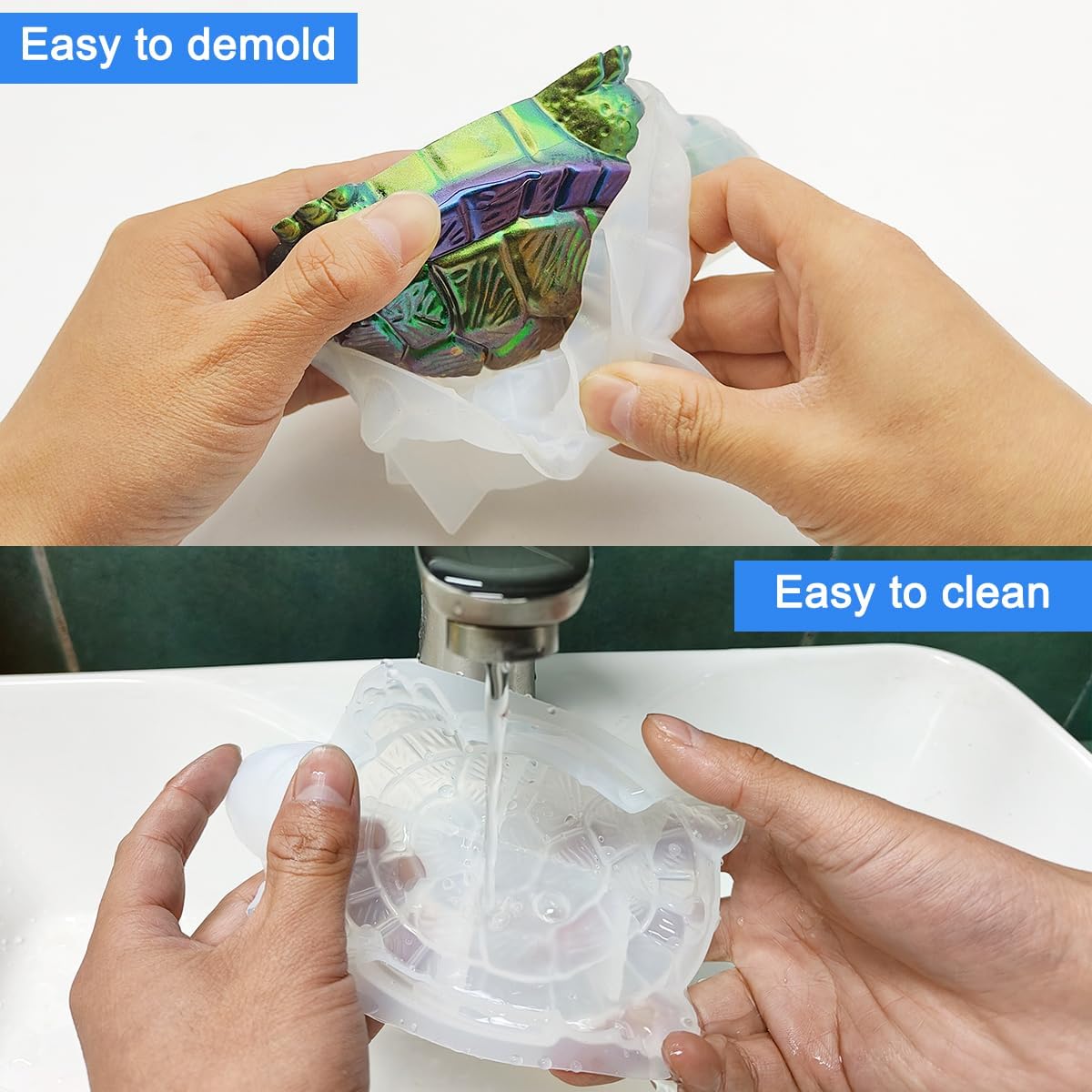 3D Tortoise Resin Molds Thick  - Art Craft Website recensione e prezzo