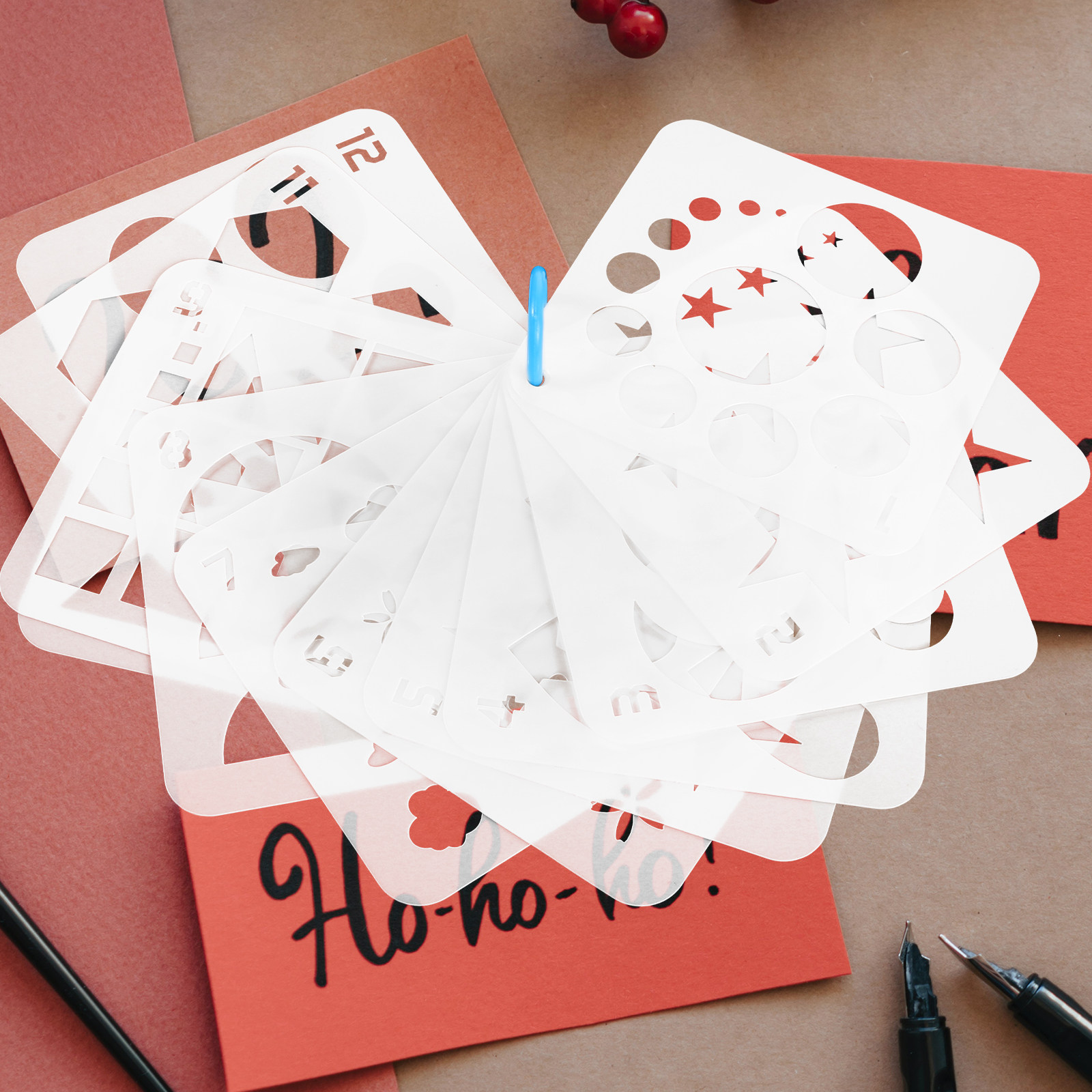12Pcs Geometric Art Templates  - Art Craft Template recensione e prezzo