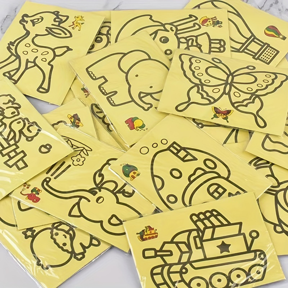 Childrens DIY Sand Art Kit Car - Art Craft Doodle recensione e prezzo