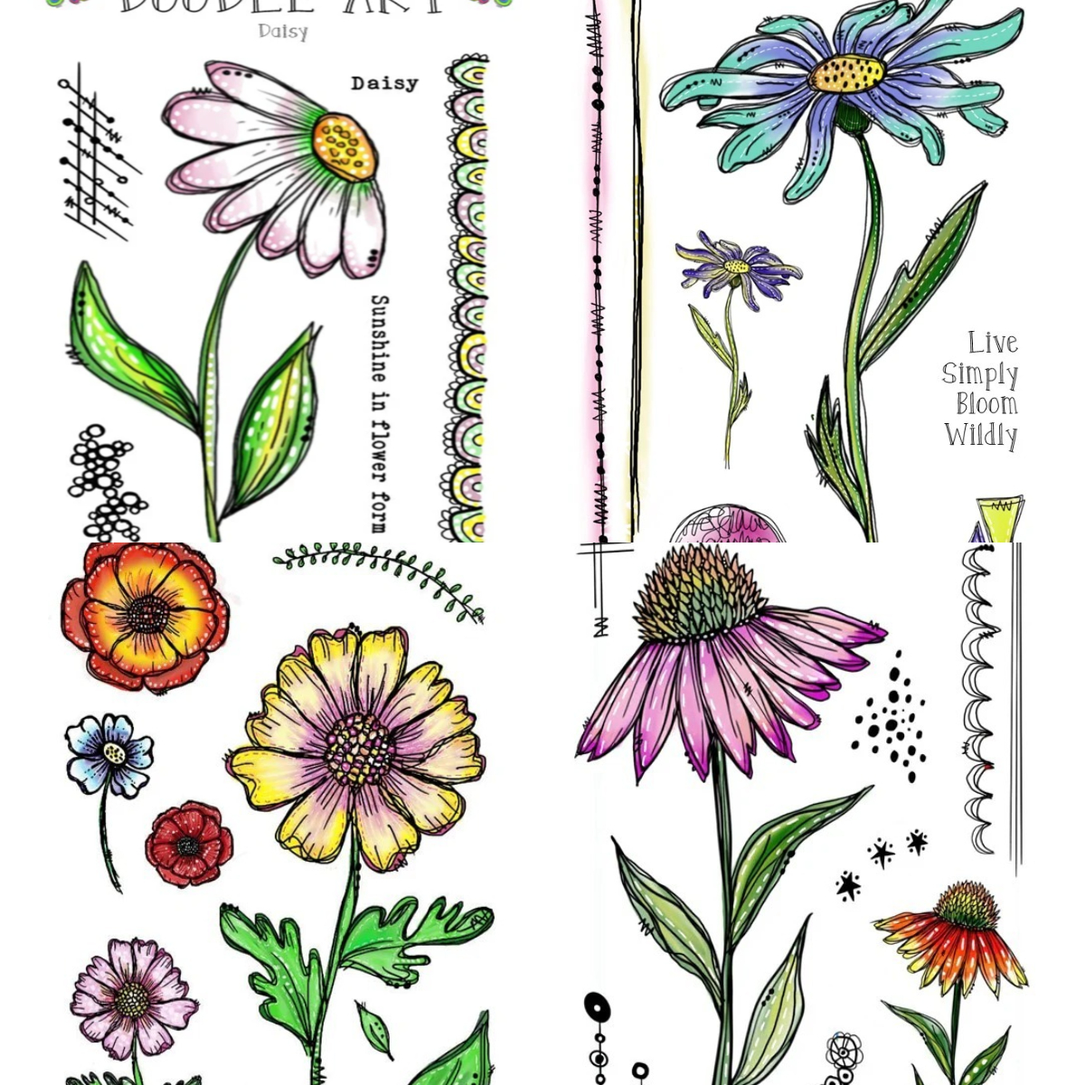 2026 New A6 Doodle Art Stamps  - Art Craft Doodle recensione e prezzo
