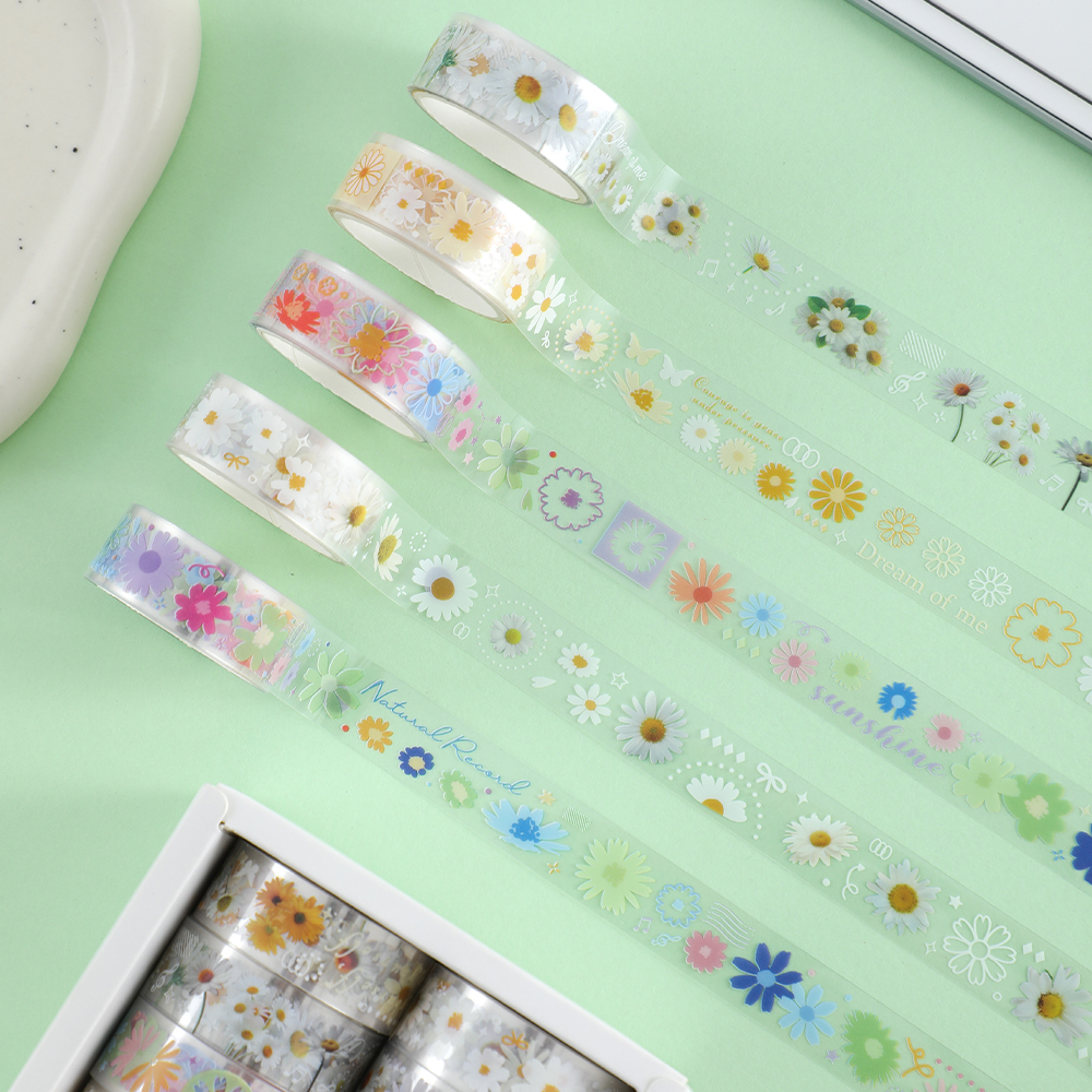 10 Rolls Daisy PET Masking Tap - Art Craft Activity recensione e prezzo