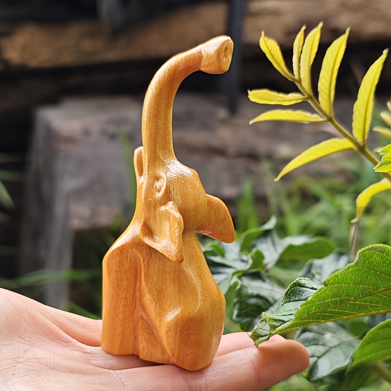 Minimalist Wooden Elephant Orn - Art Craft Elephant recensione e prezzo
