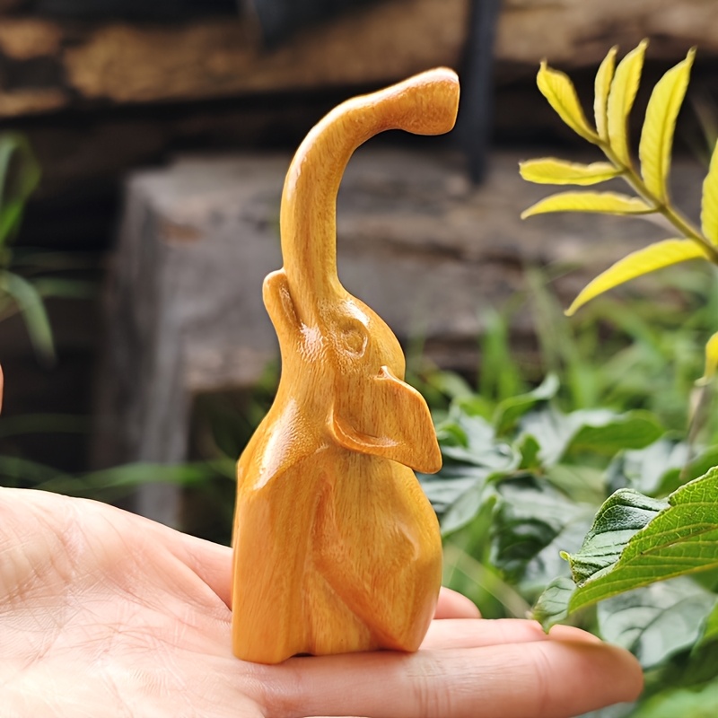 Minimalist Wooden Elephant Orn - Art Craft Elephant recensione e prezzo