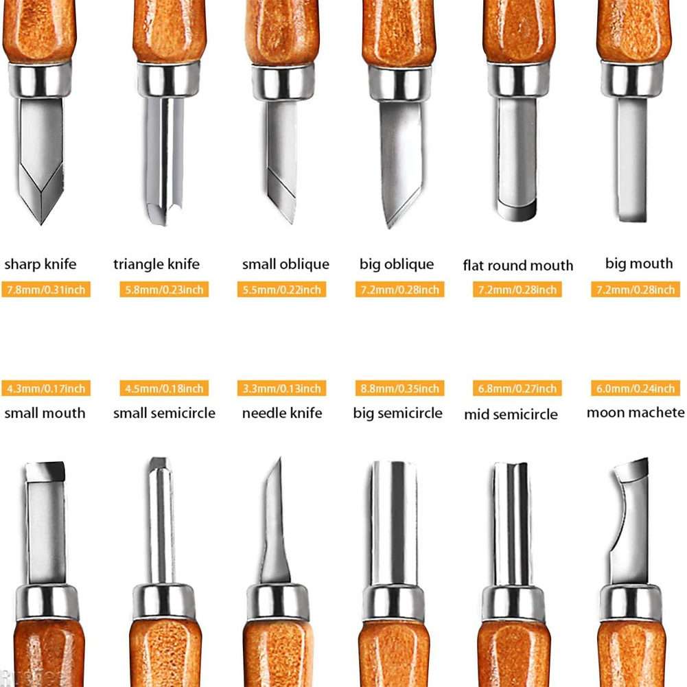 12Pcs SK2 Woodworking Carving  - Art Craft Wood recensione e prezzo