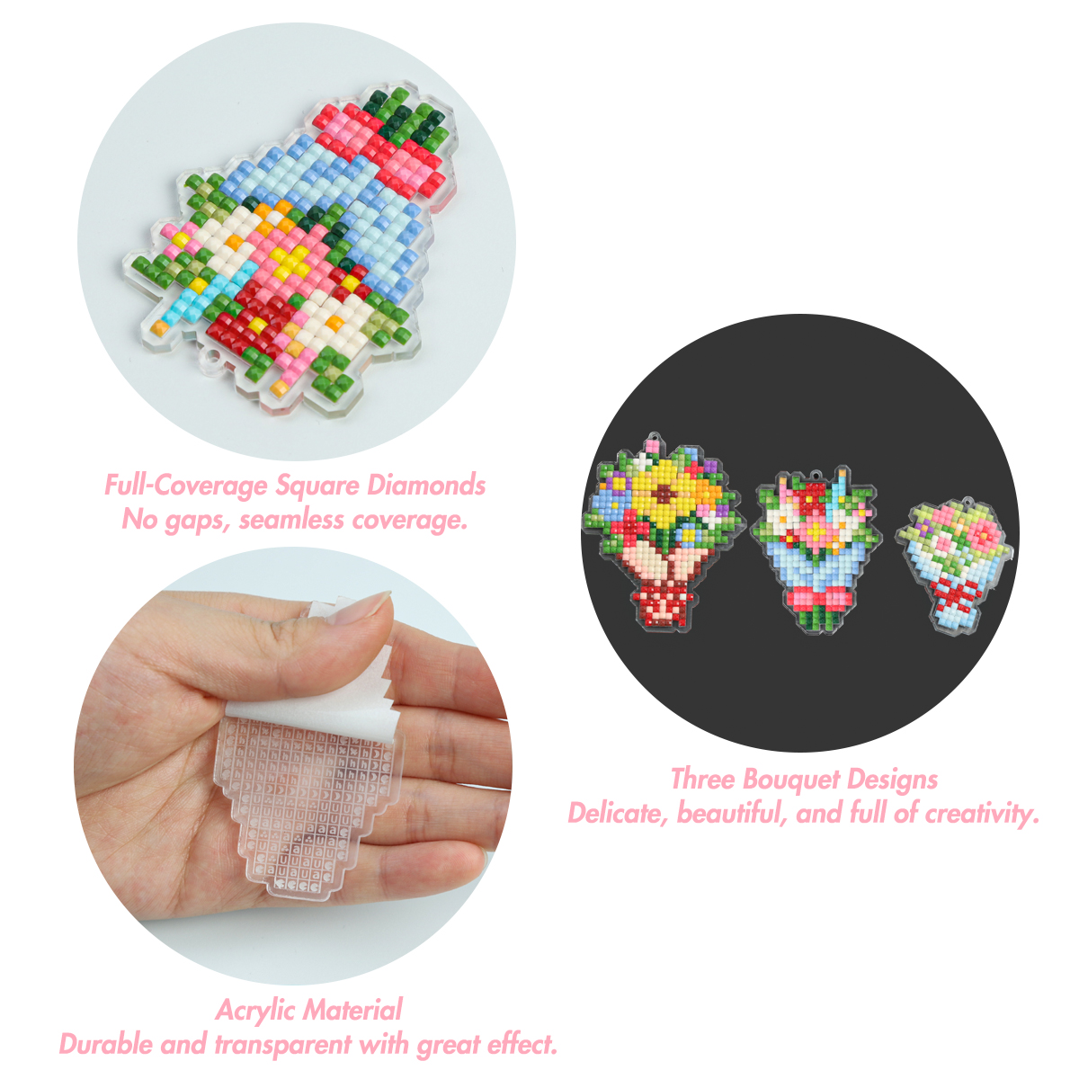 FOREVER YOUNG 3PCS Bouquet Acr - Art Craft For Adults recensione e prezzo