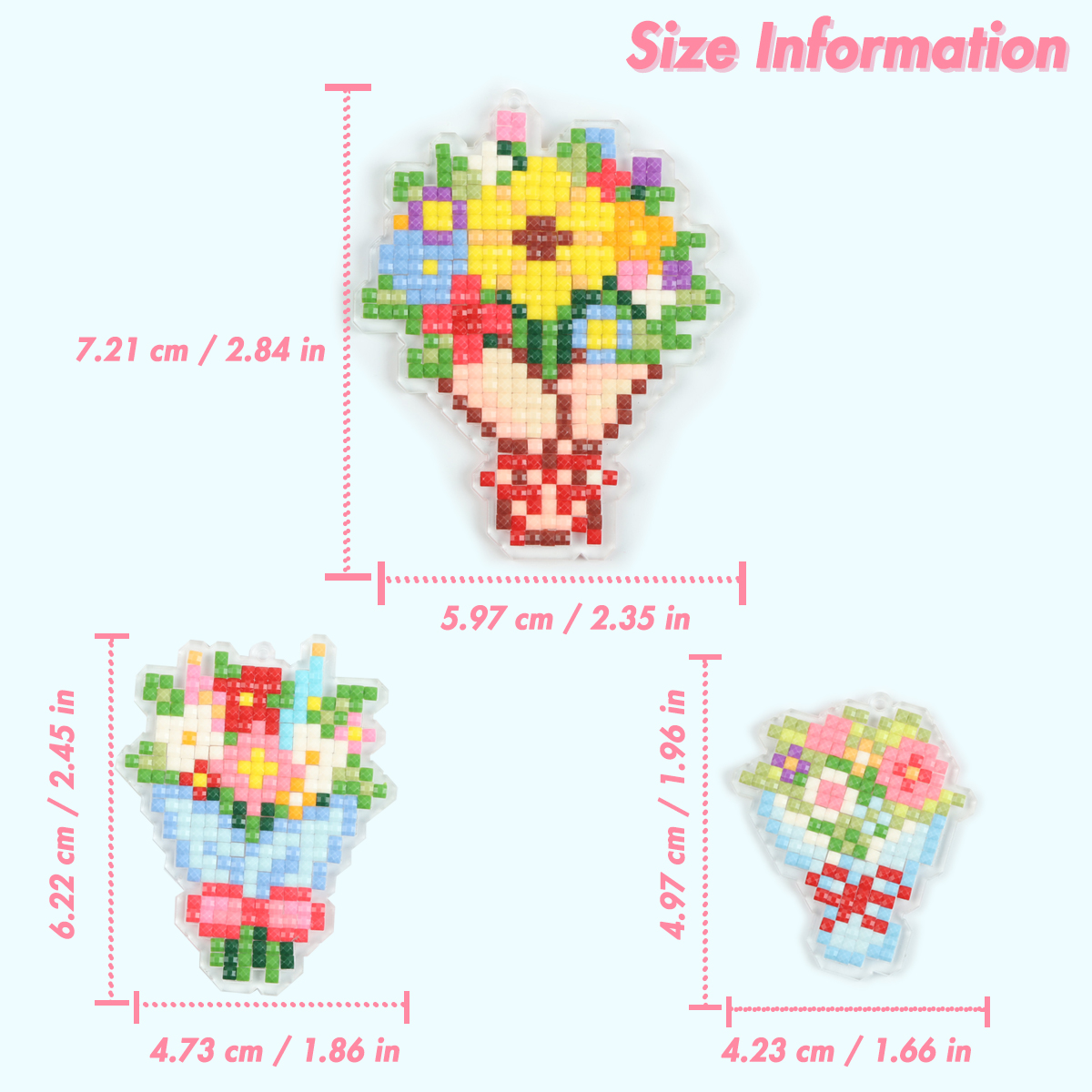 FOREVER YOUNG 3PCS Bouquet Acr - Art Craft For Adults recensione e prezzo