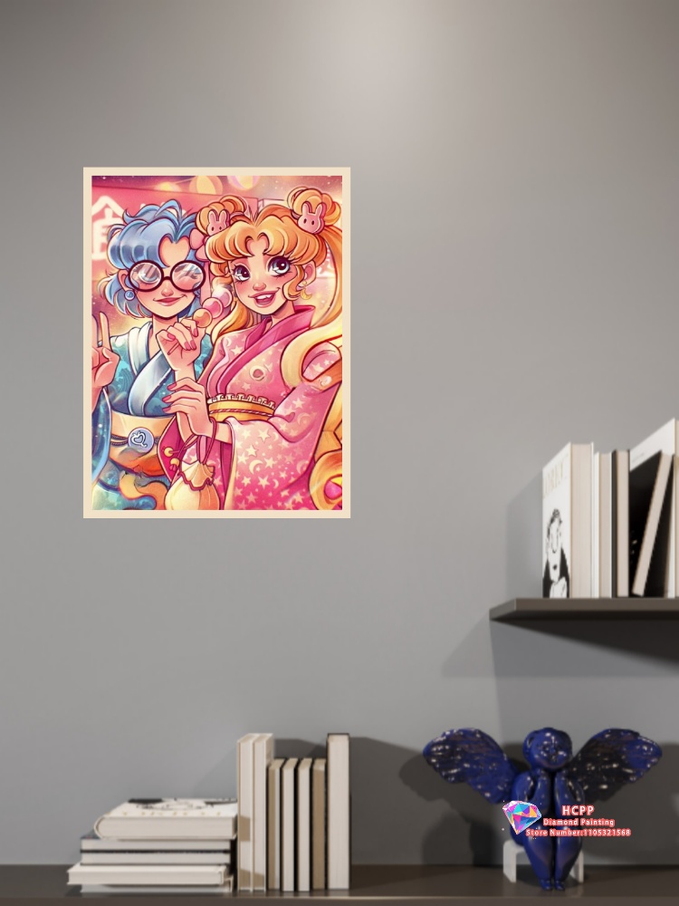 Witch Sister Couple Diamond Pa - Unique Art Craft recensione e prezzo