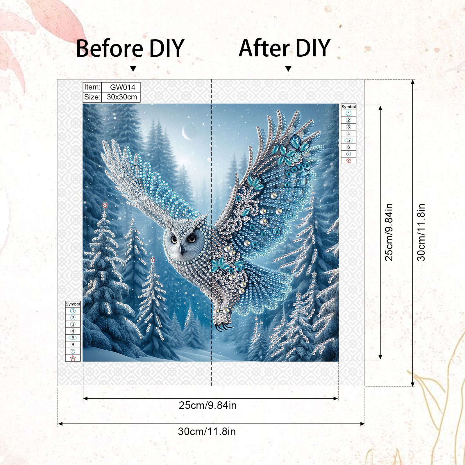 5D DIY Diamond Painting Kit Ow - Art Craft Website recensione e prezzo