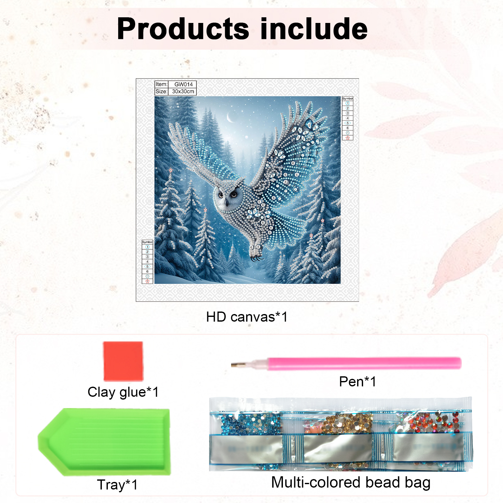 5D DIY Diamond Painting Kit Ow - Art Craft Website recensione e prezzo
