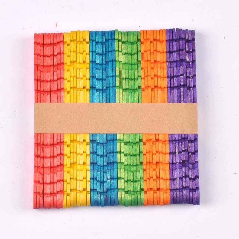 50Pcs/Lot Natural Wood & Color - Art Craft Education recensione e prezzo