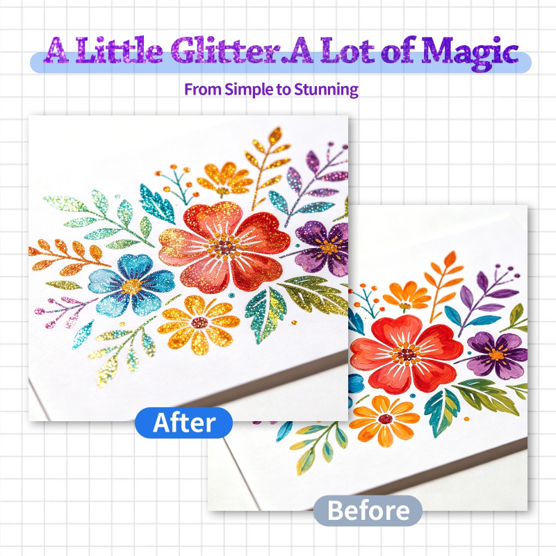 12/24 Color Acrylic Glitter Ma - Art Craft Doodle recensione e prezzo