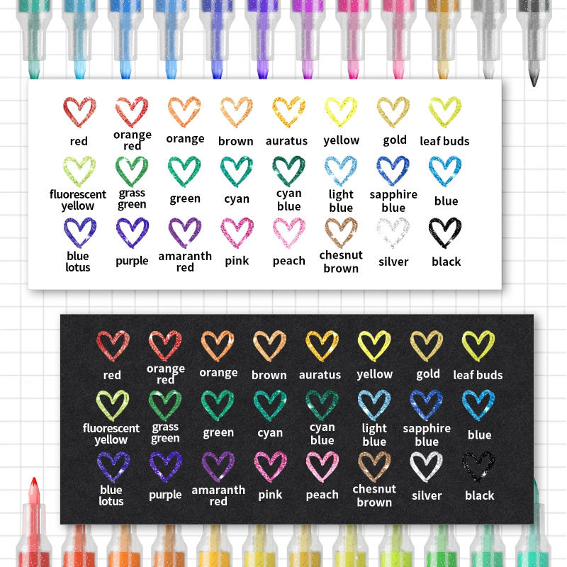 12/24 Color Acrylic Glitter Ma - Art Craft Doodle recensione e prezzo