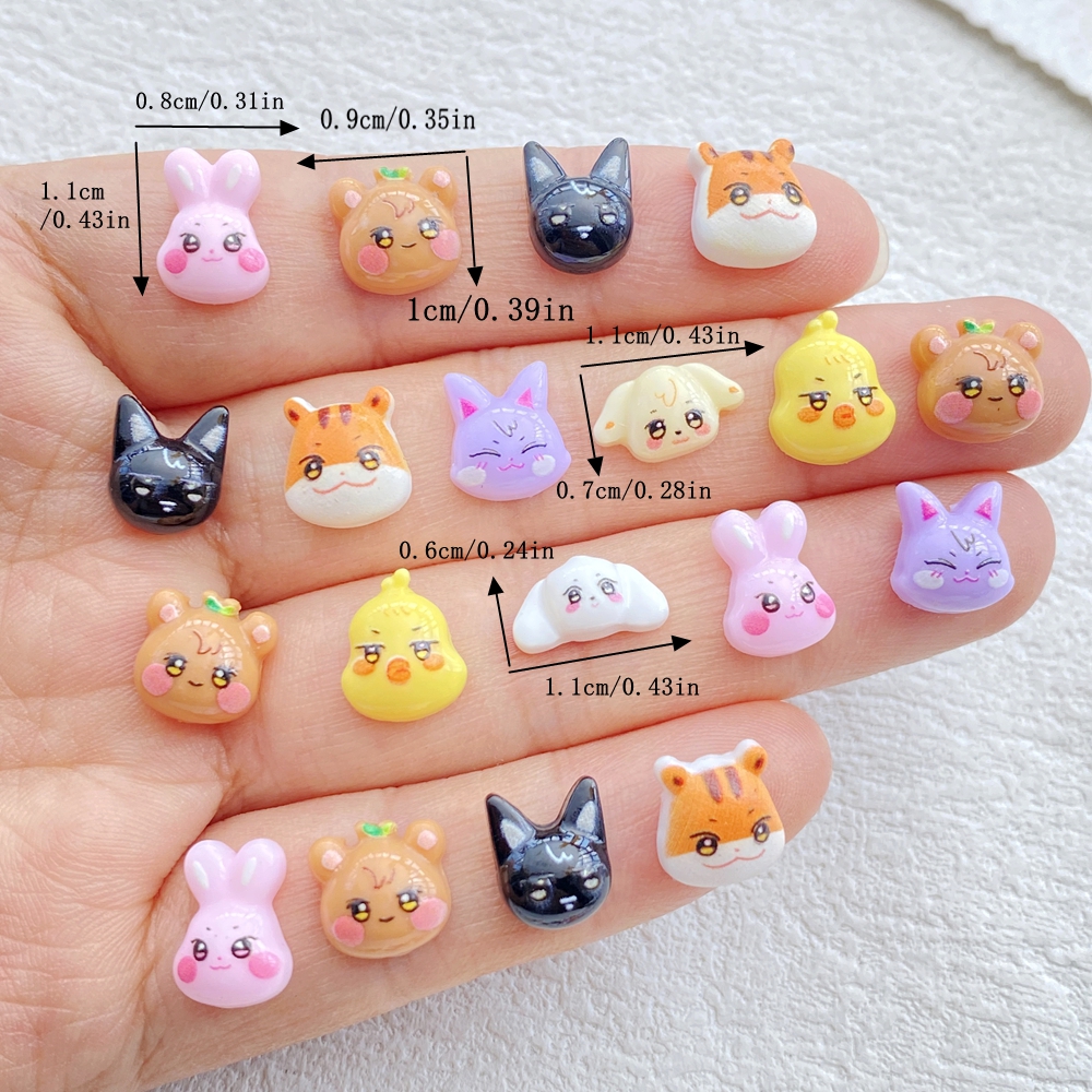 50pcs Mixed resin cartoon mini - Art Craft Rabbit recensione e prezzo