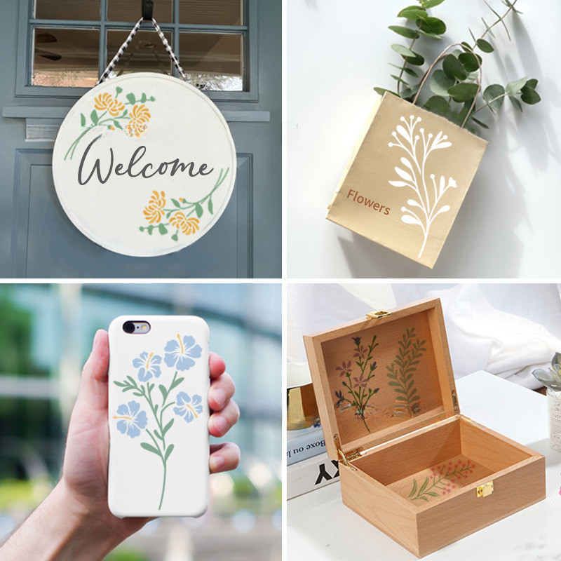 18PCS Geometric Floral Paintin - Art Craft Doodle recensione e prezzo
