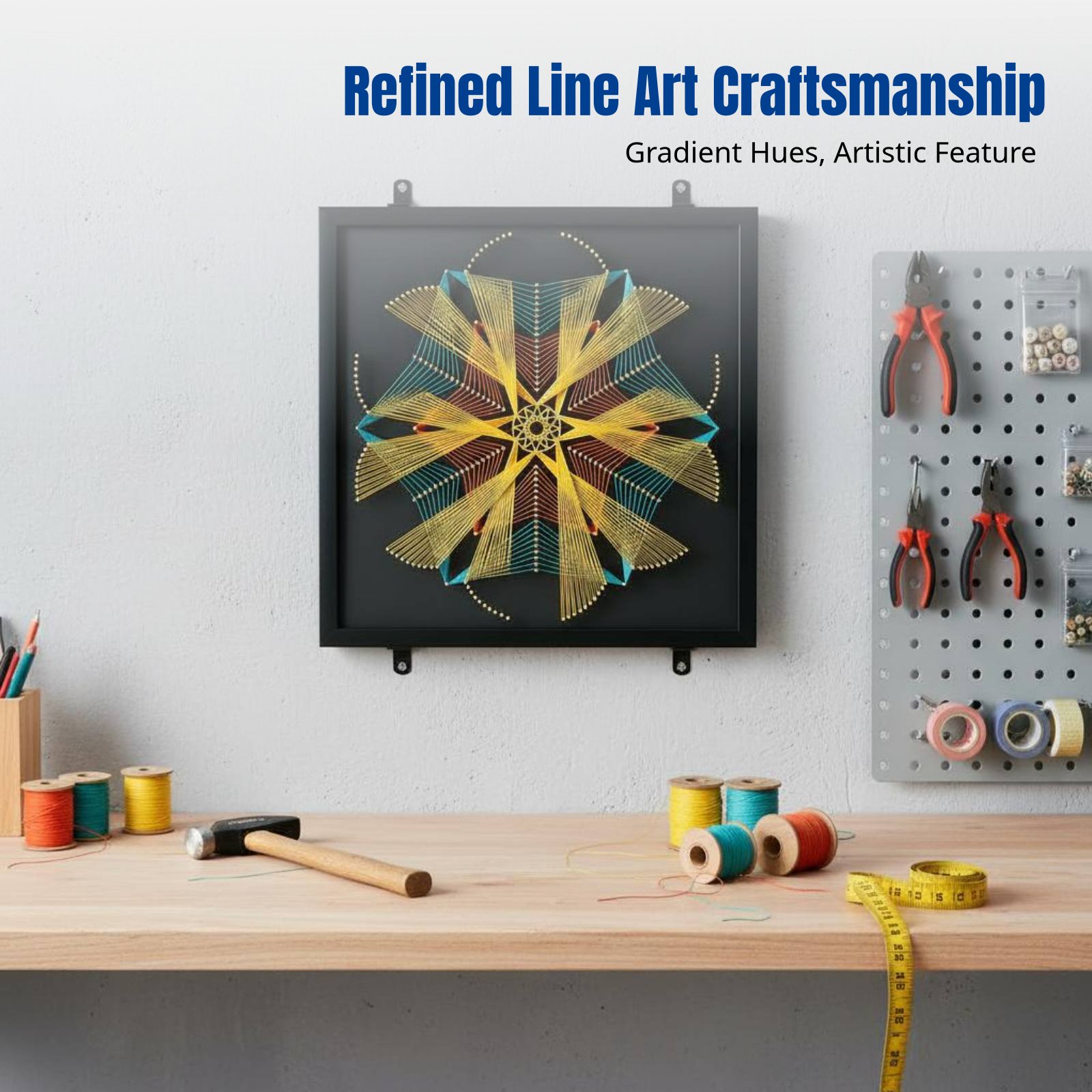Geometric Pattern Nail String  - Art Craft Kits recensione e prezzo