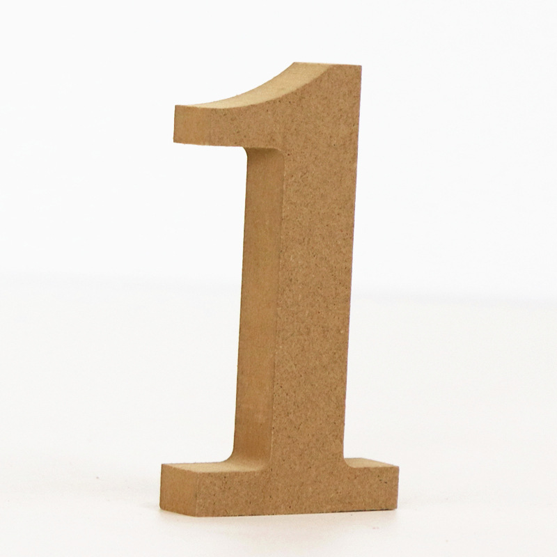 1pc 10cm Wood Color Numbers 0- - Art Craft Number recensione e prezzo