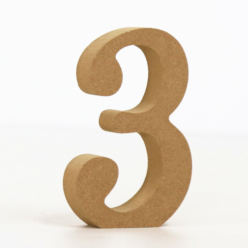 1pc 10cm Wood Color Numbers 0- - Art Craft Number recensione e prezzo