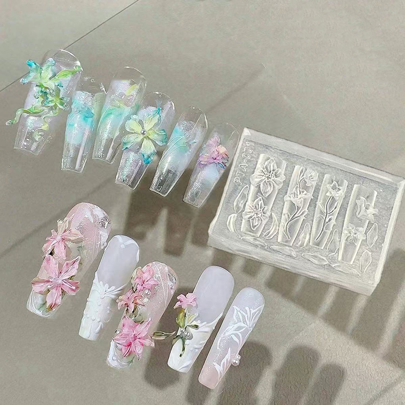 3D Mold Silicone Nail Art Deco - Art Craft Template recensione e prezzo