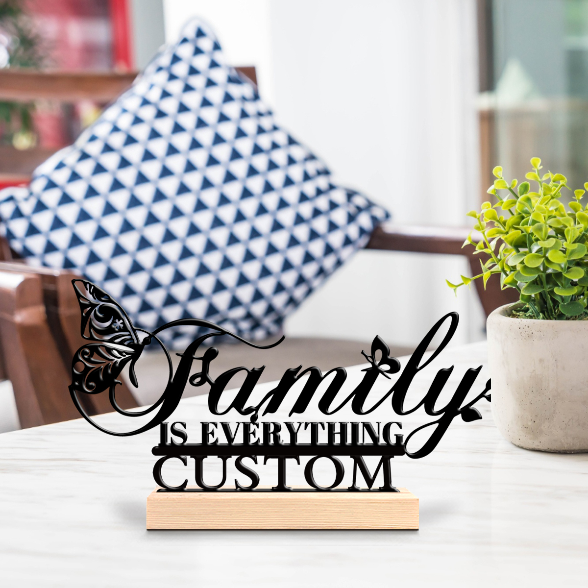 1pc butterfly flower Custom Te - Art Craft Wood recensione e prezzo
