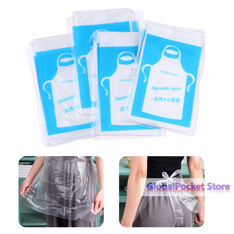 25pcs Disposable Aprons Clear  - Art Craft For Adults recensione e prezzo